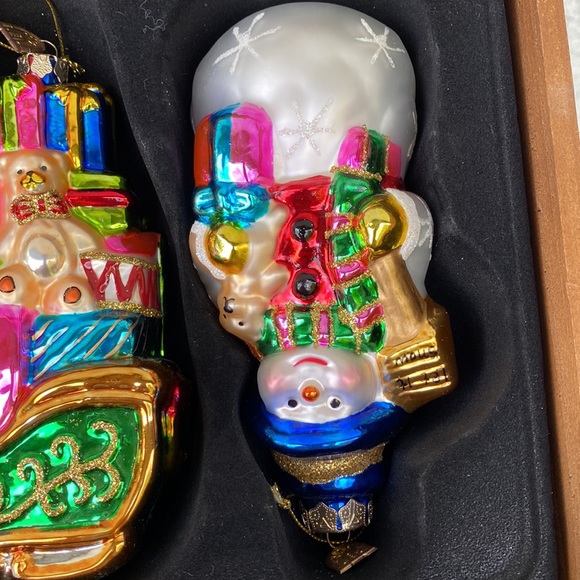 Thomas Pacconi Classics 2005 Collection Glass Xmas Christmas Ornaments Boxed Set - Picture 3 of 11